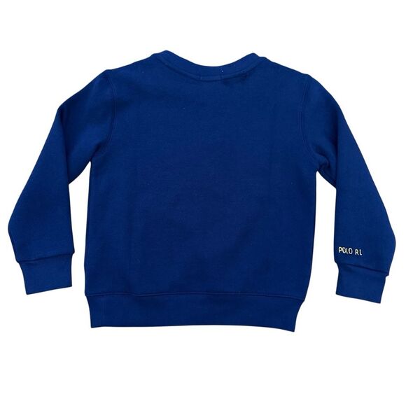 Ralph Lauren Polo Lunar New Year Dragon Fleece Sweatshirt Size 5 Navy Blue New - Picture 5 of 8